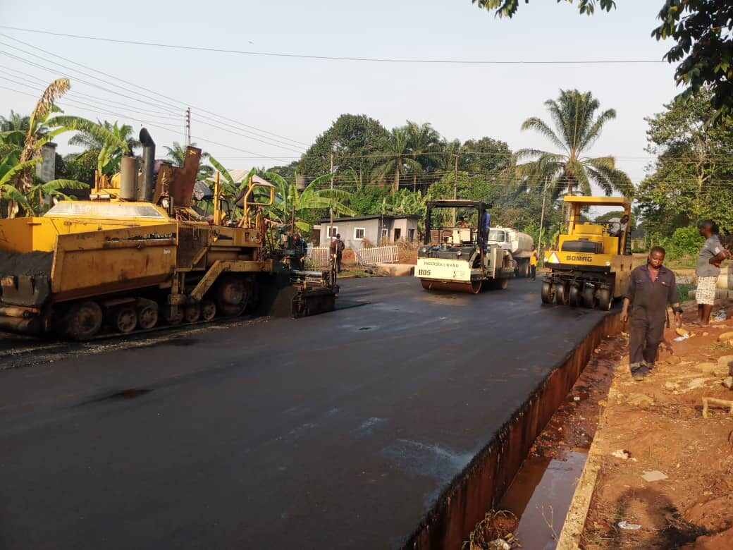 Road and drainage infrastructure works in Nigeria